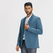 Load image into Gallery viewer, Men&#39;s Sea Green Slim Fit Blazer
