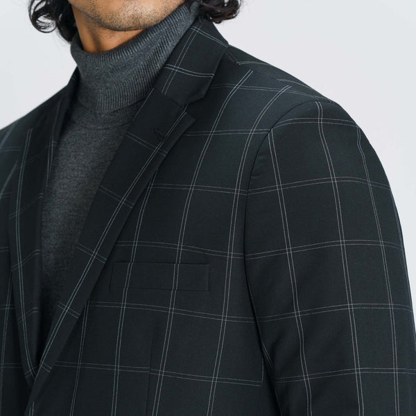 Men's Black Slim Fit Blazer