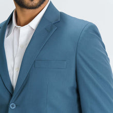 Load image into Gallery viewer, Men&#39;s Sea Green Slim Fit Blazer
