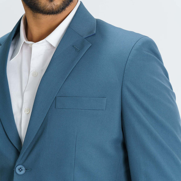 Men's Sea Green Slim Fit Blazer