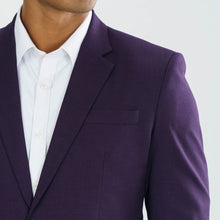 Load image into Gallery viewer, Men&#39;s Purple Slim Fit Blazer
