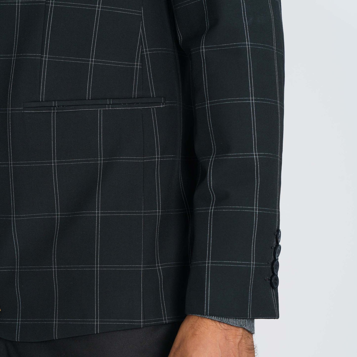Men's Black Slim Fit Blazer