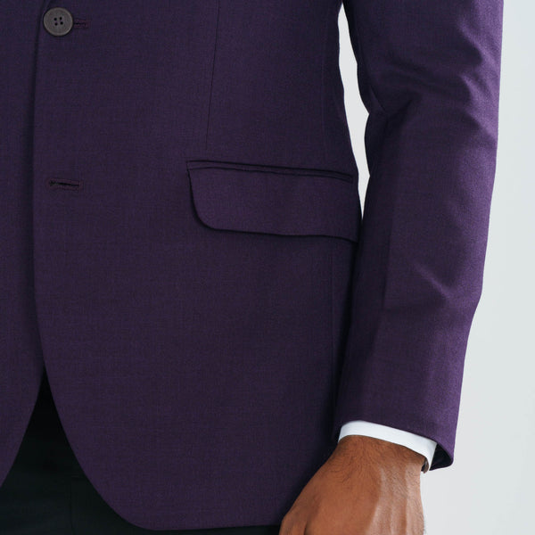 Men's Purple Slim Fit Blazer