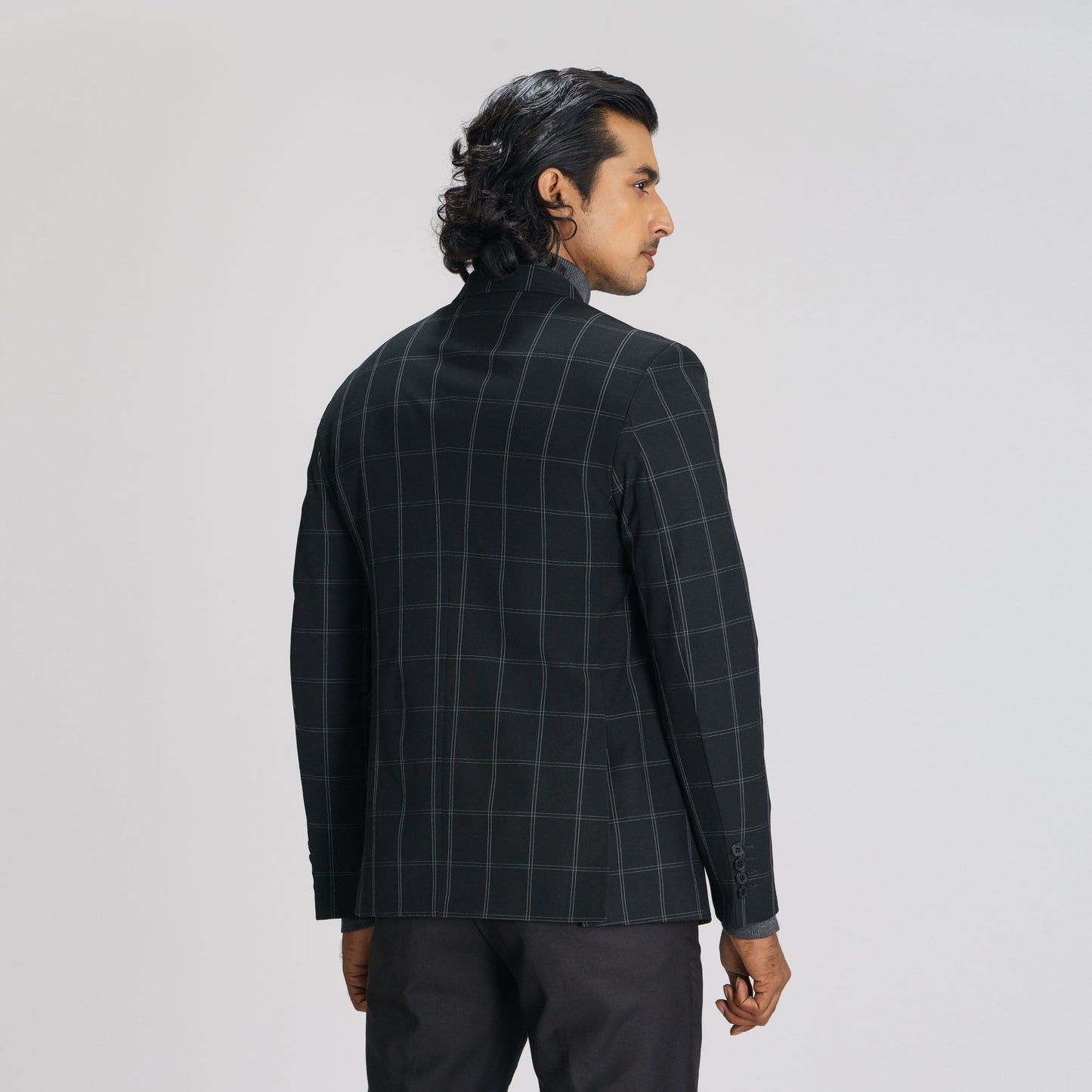 Men's Black Slim Fit Blazer