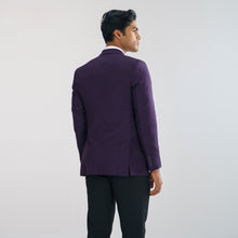 Load image into Gallery viewer, Men&#39;s Purple Slim Fit Blazer
