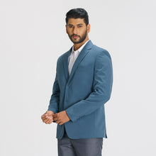 Load image into Gallery viewer, Men&#39;s Sea Green Slim Fit Blazer
