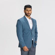 Load image into Gallery viewer, Men&#39;s Sea Green Slim Fit Blazer
