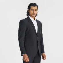 Load image into Gallery viewer, Men&#39;s Black Slim Fit Blazer
