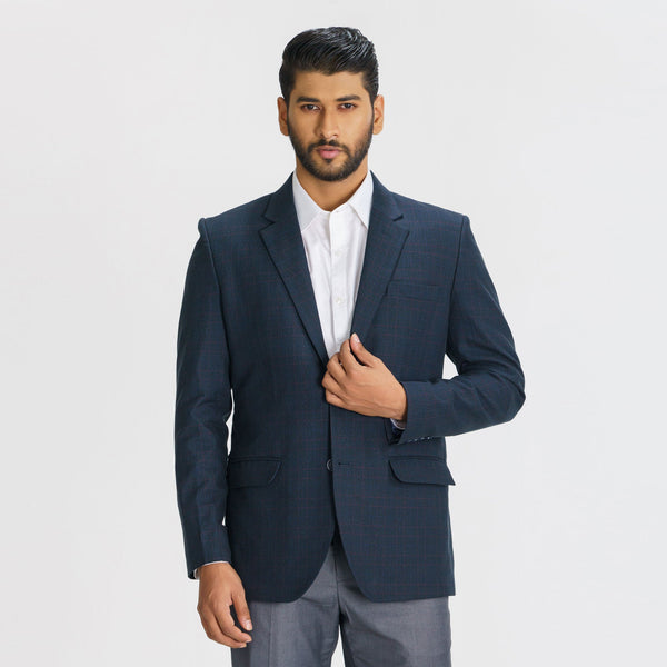 Men's Navy Slim Fit Blazer