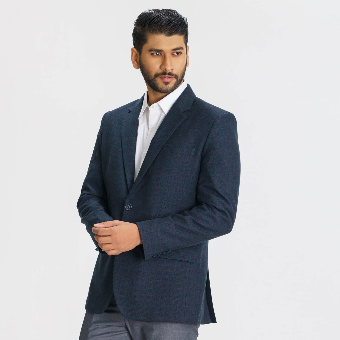 Men's Navy Slim Fit Blazer