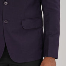 Load image into Gallery viewer, Men&#39;s Purple Slim Fit Blazer
