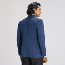 Load image into Gallery viewer, Men&#39;s Blue Slim Fit Blazer
