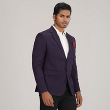 Load image into Gallery viewer, Men&#39;s Purple Slim Fit Blazer
