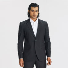 Load image into Gallery viewer, Men&#39;s Black Slim Fit Blazer
