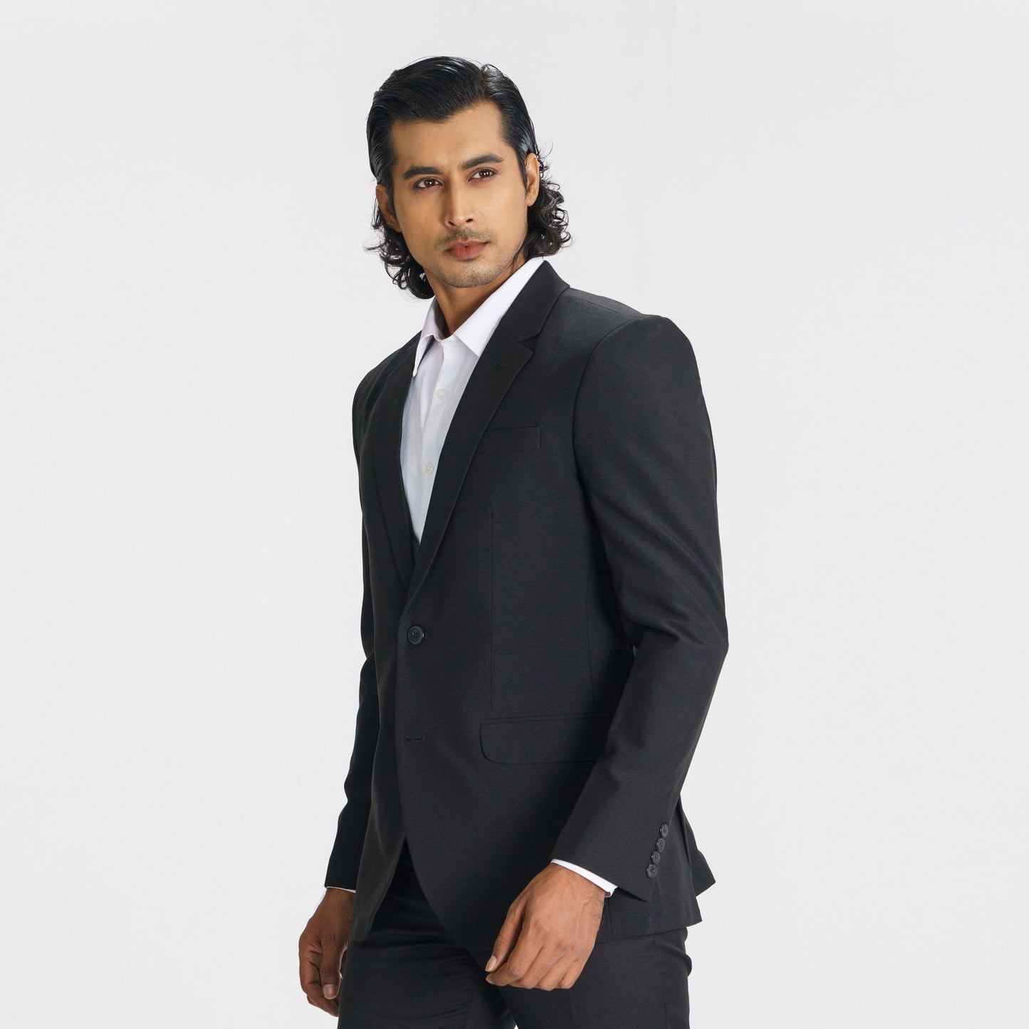 Men's Black Slim Fit Blazer