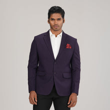 Load image into Gallery viewer, Men&#39;s Purple Slim Fit Blazer
