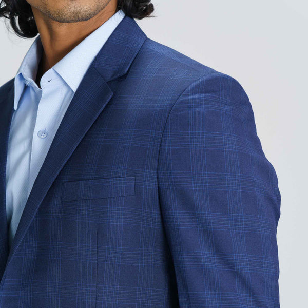 Men's Navy Blue Slim Fit Blazer