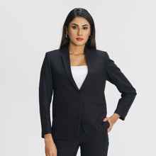 Load image into Gallery viewer, Women’s Black Slim Fit Blazer
