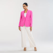 Load image into Gallery viewer, Women’s Pink Slim Fit Blazer
