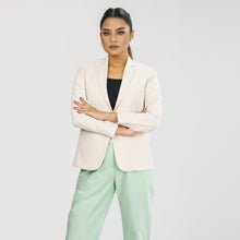 Load image into Gallery viewer, Women’s Yolk Yellow Slim Fit Blazer
