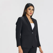 Load image into Gallery viewer, Women’s Black Slim Fit Blazer
