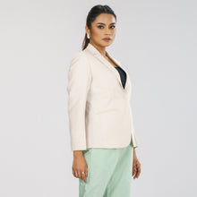 Load image into Gallery viewer, Women’s Yolk Yellow Slim Fit Blazer
