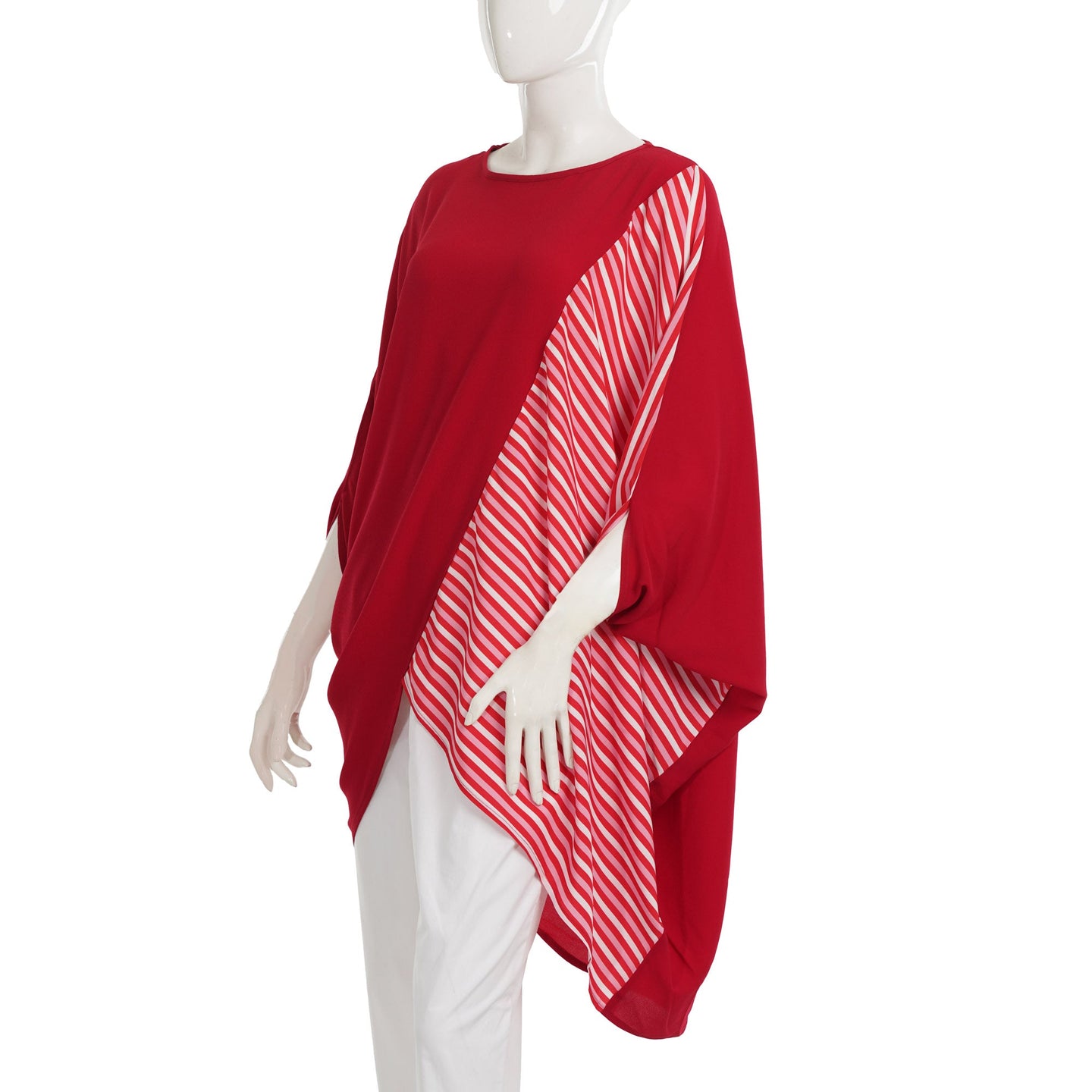 Womens Red Boxy Top