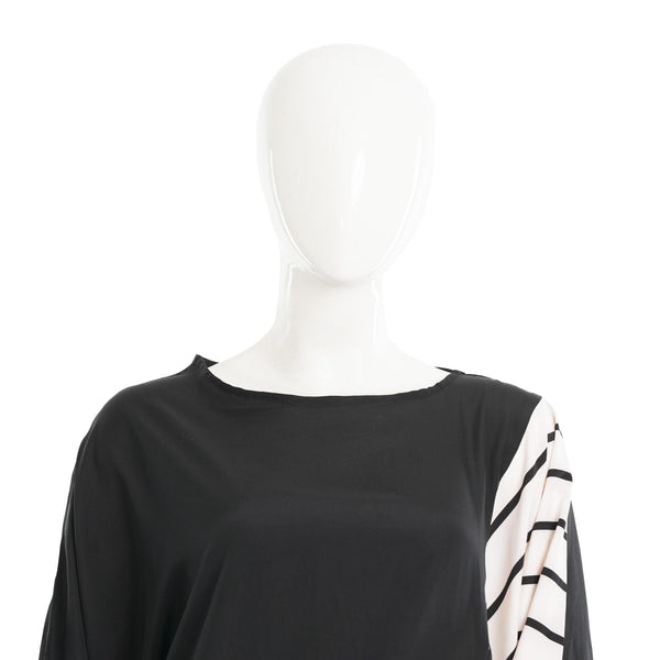 Womens Black Boxy Top