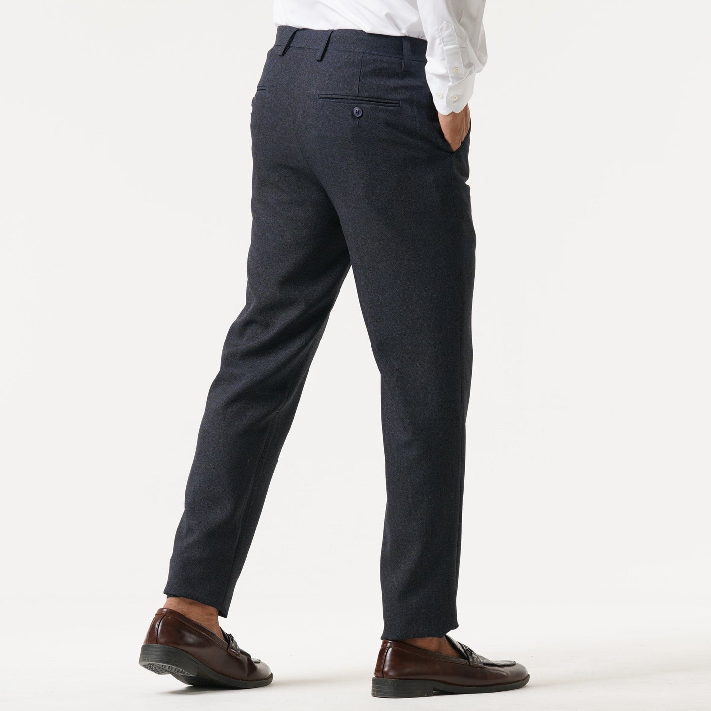 Mens Charcoal Formal Pant