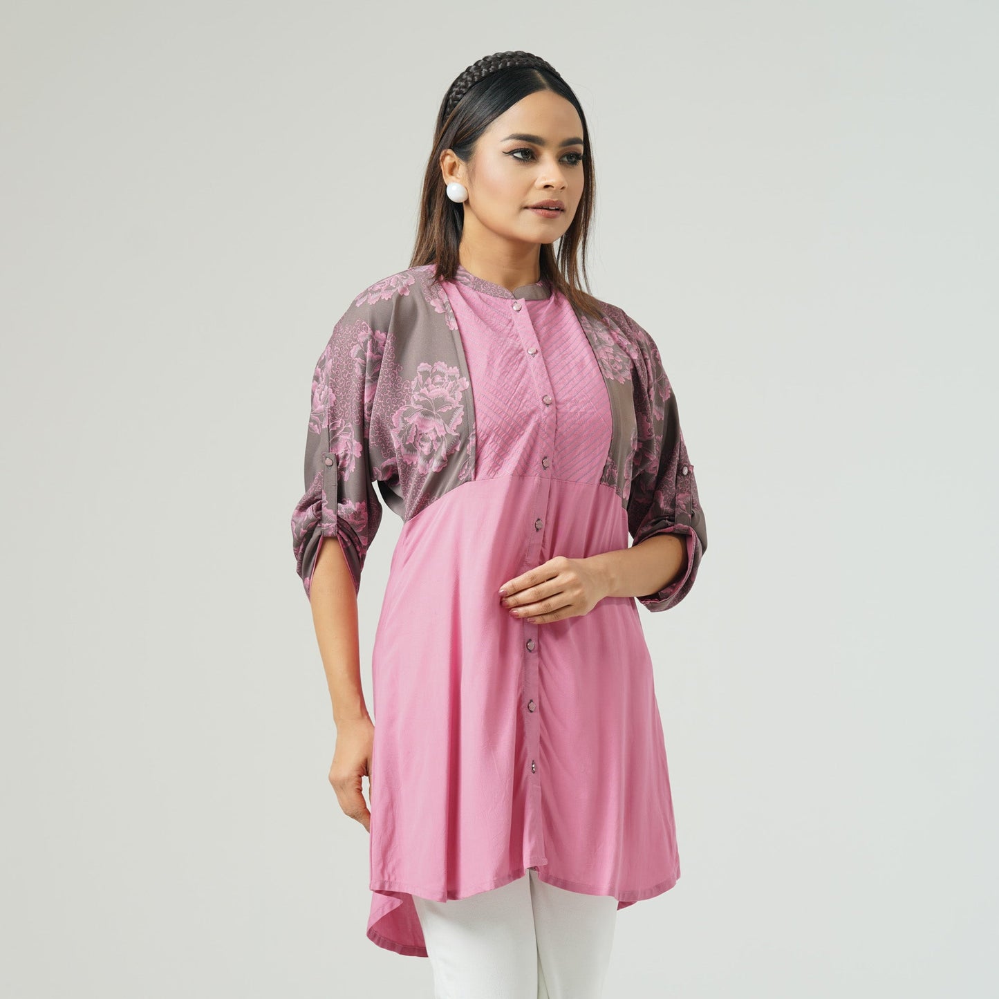 Womens Onion Pink Kurti