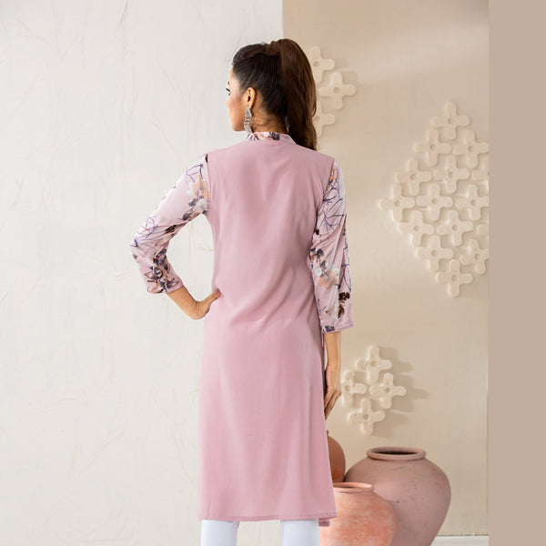 ETHNIC KURTI-LIGHT PINK