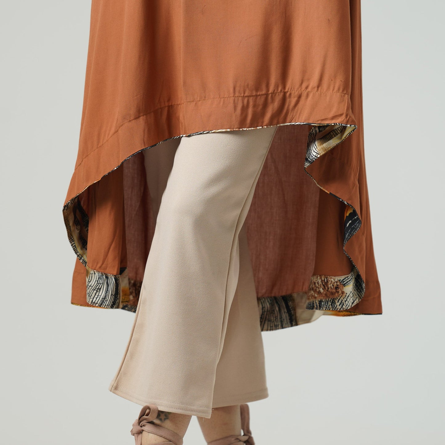 Womens Ethnic Coffee Kurti