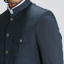 Load image into Gallery viewer, Men&#39;s Navy Prince Coat
