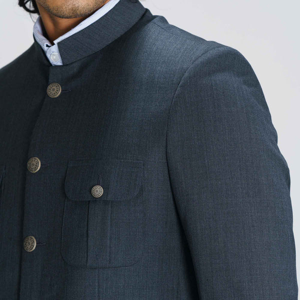 Men's Navy Prince Coat