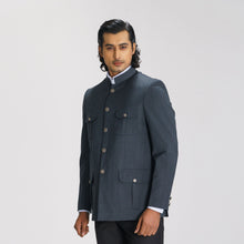 Load image into Gallery viewer, Men&#39;s Navy Prince Coat
