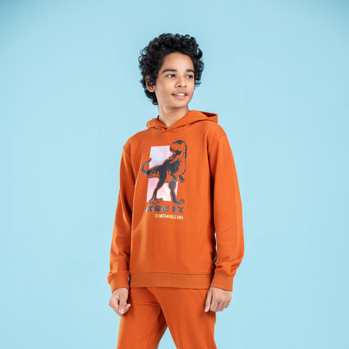 BOYS HOODIE- BROWN