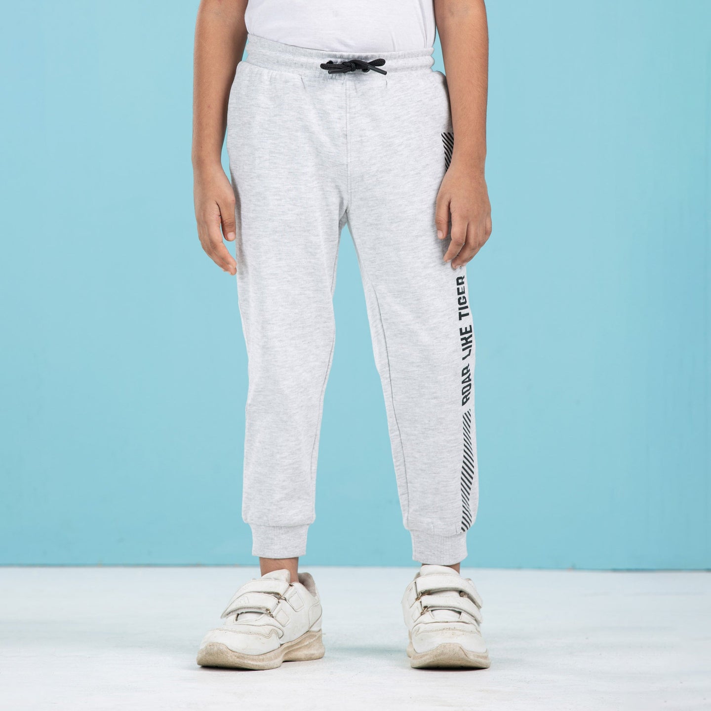 BABY BOYS JOGGERS- GREY MELANGE