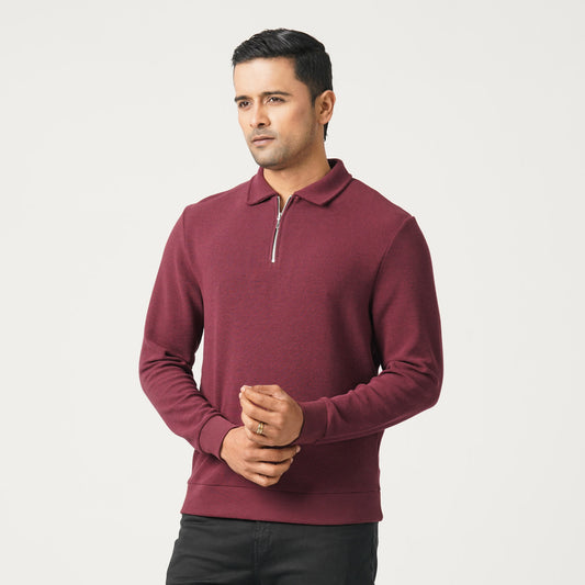 Mens Maroon Polo Shirt