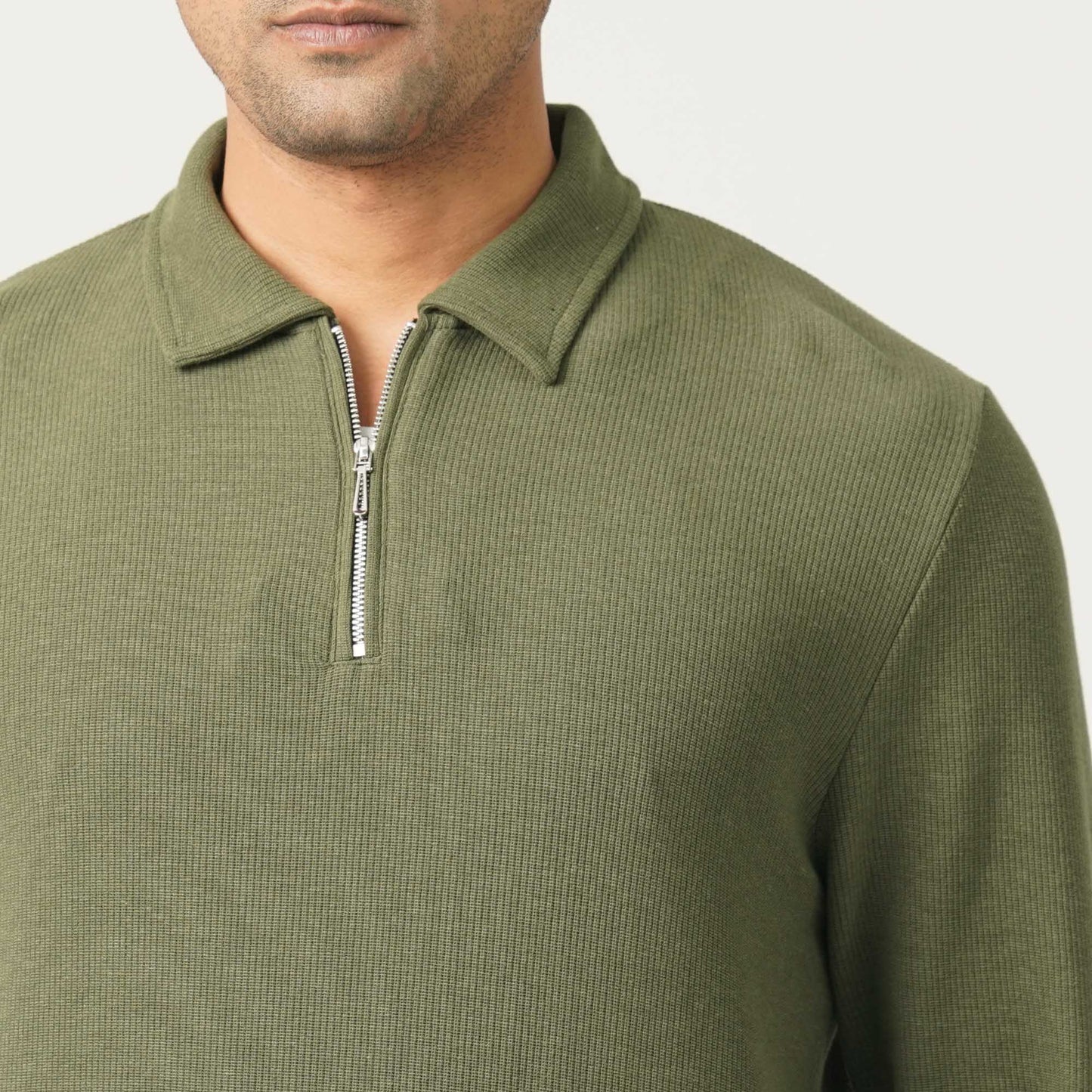 Mens Olive Polo Shirt