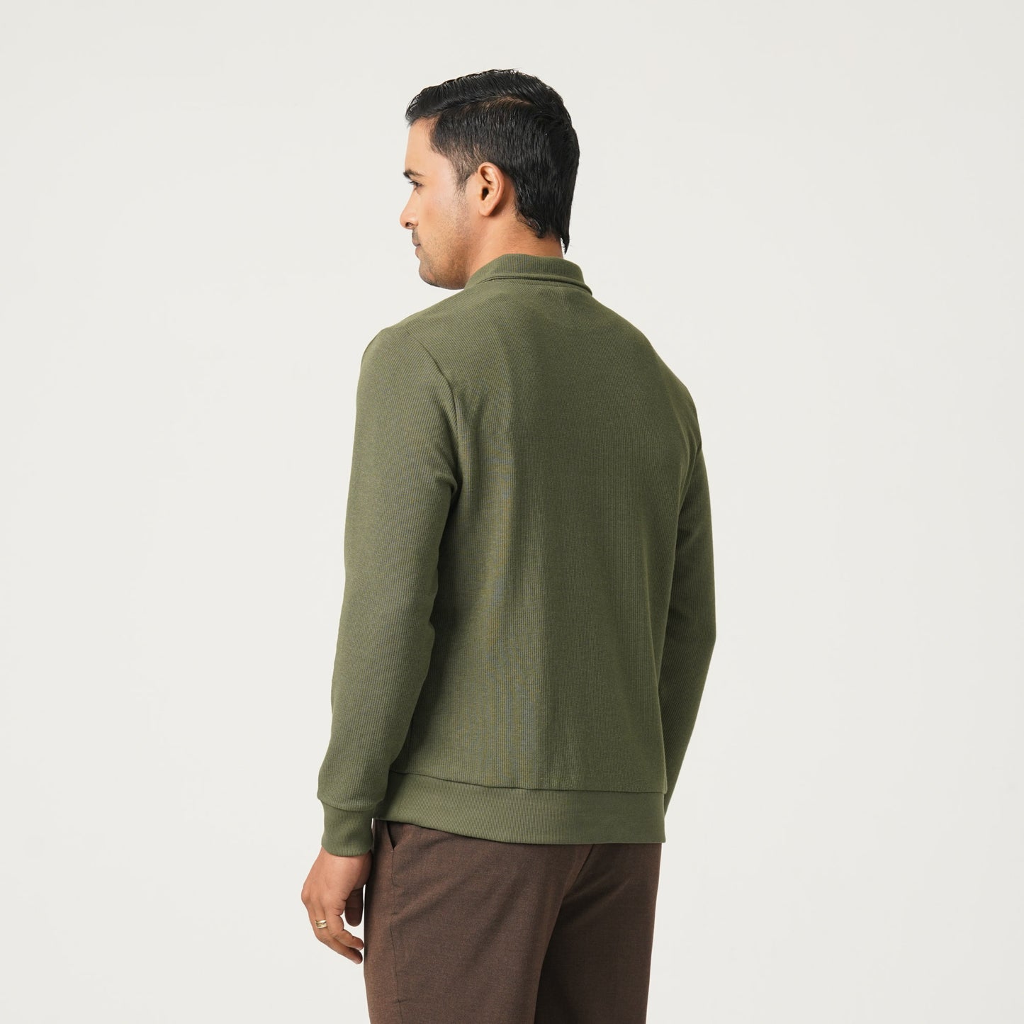 Mens Olive Polo Shirt