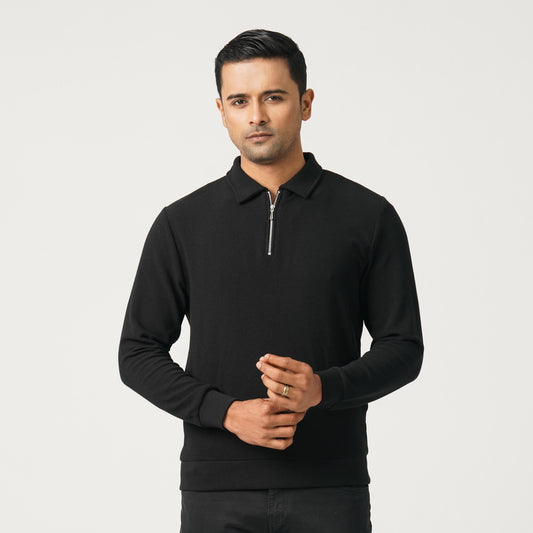 Mens Balck Polo Shirt