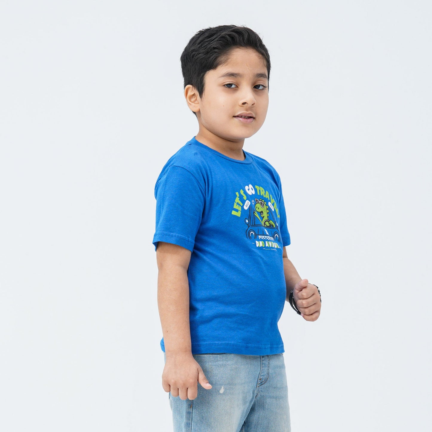 Baby Boy's Cotton Blue T-Shirt