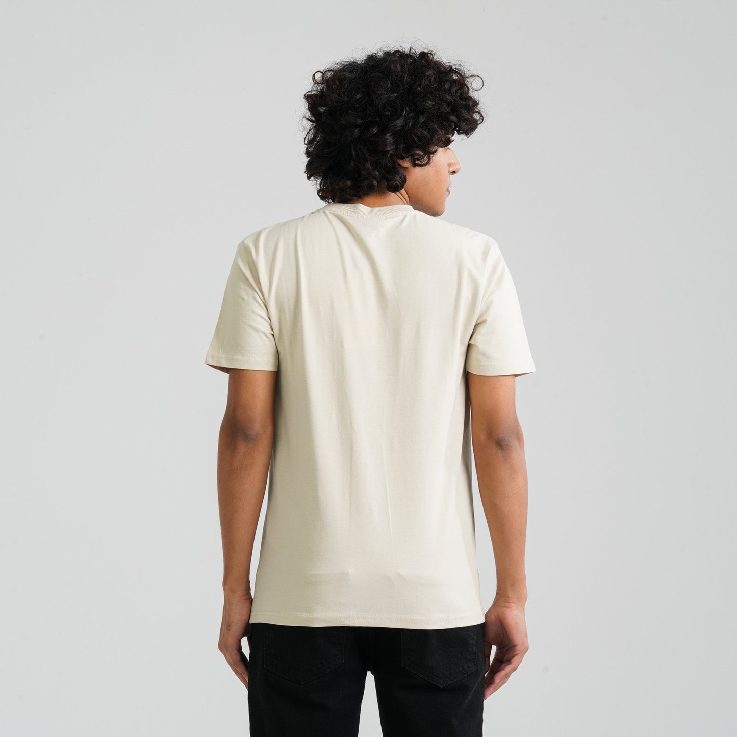 Men’s Beige T-Shirt