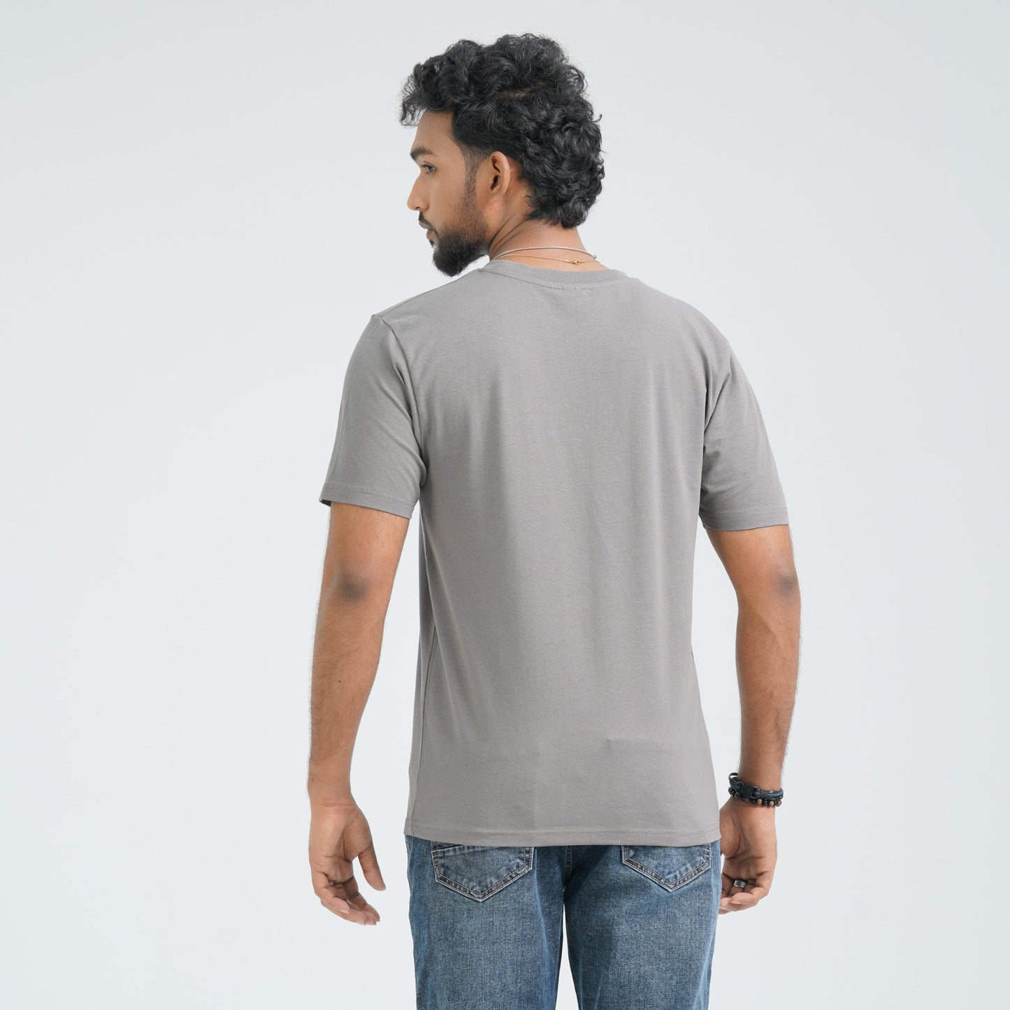 Men's Cotton Grey T-Shirt