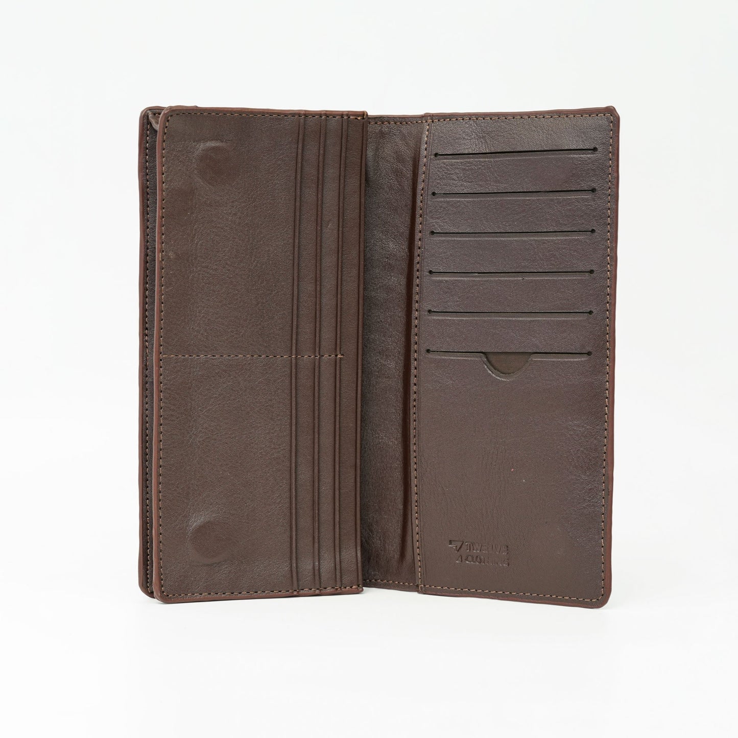 Menâ€™s Brown Crocodile Texture Leather Wallet