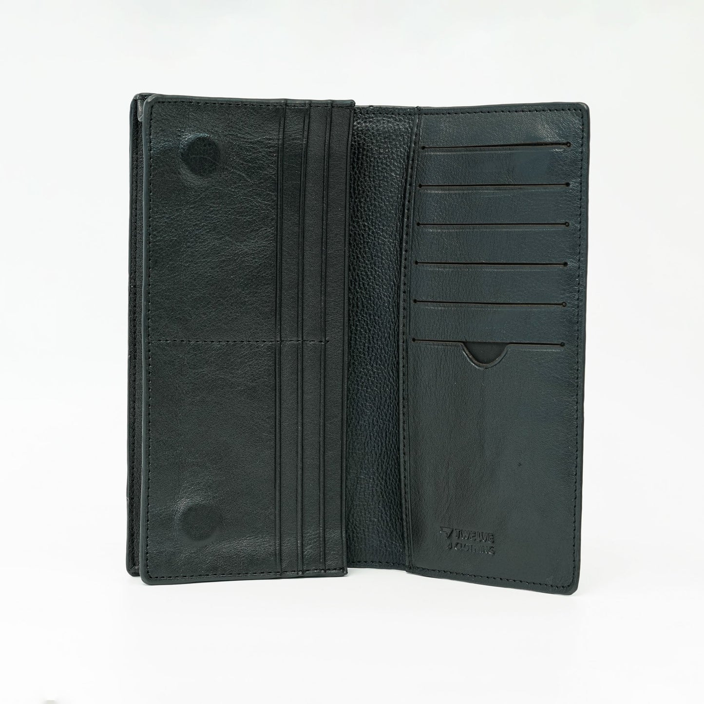 Menâ€™s Black Crocodile Texture Leather Wallet