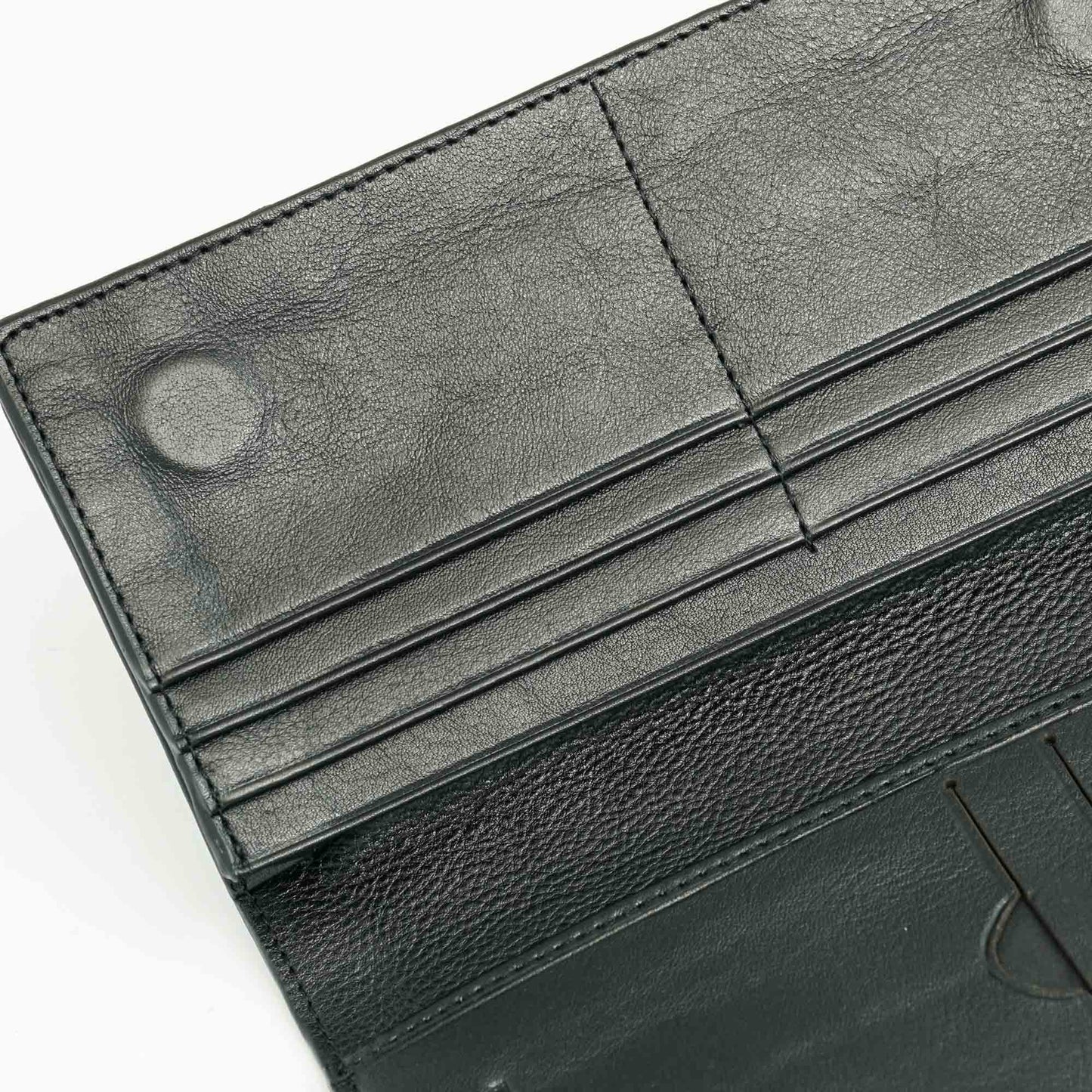 Menâ€™s Black Crocodile Texture Leather Wallet