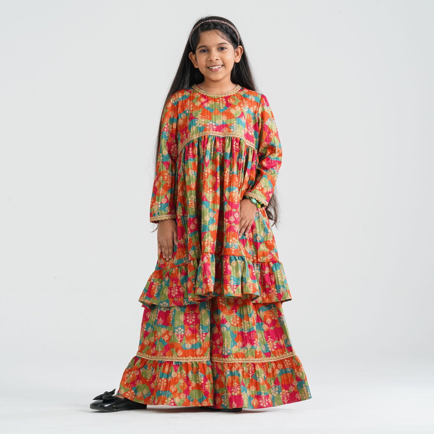 Girl’s Multicolor Two Piece Set