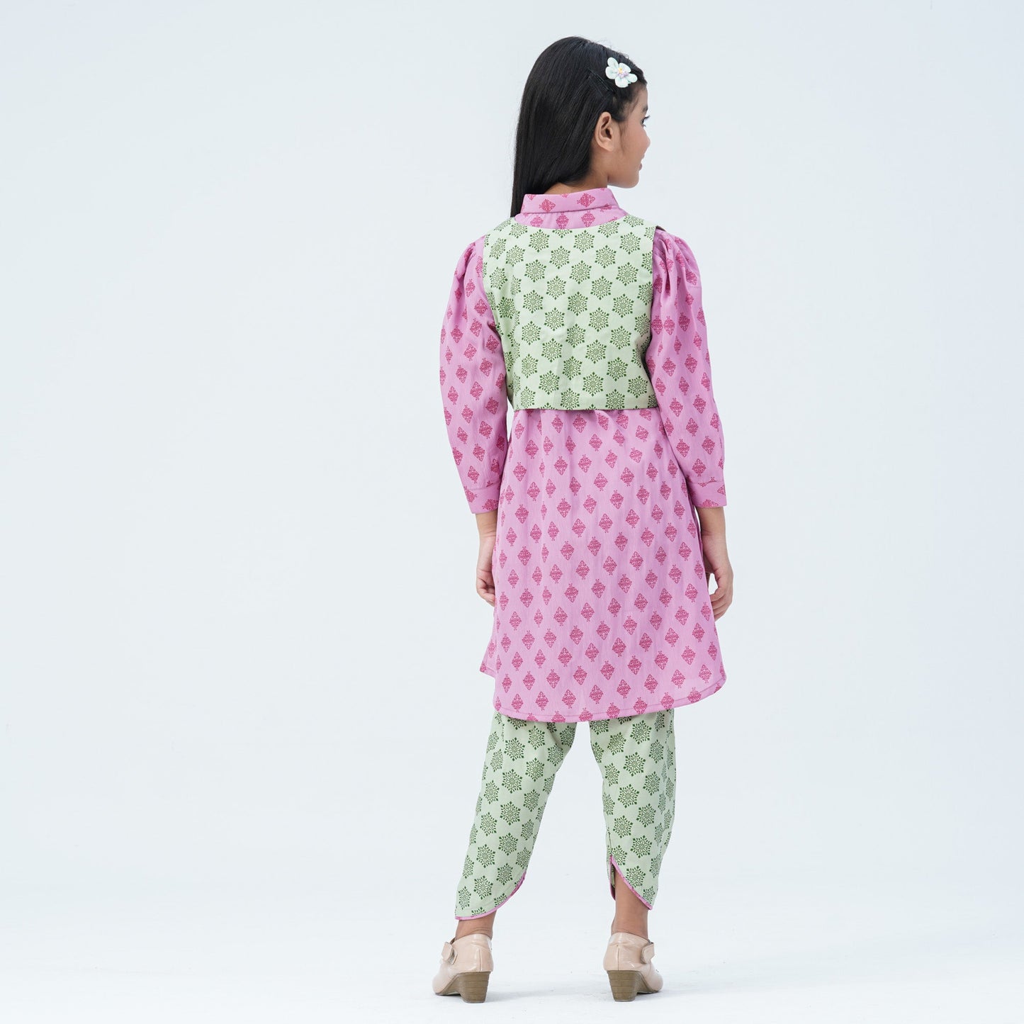 Girl's Printed Two Piece Set