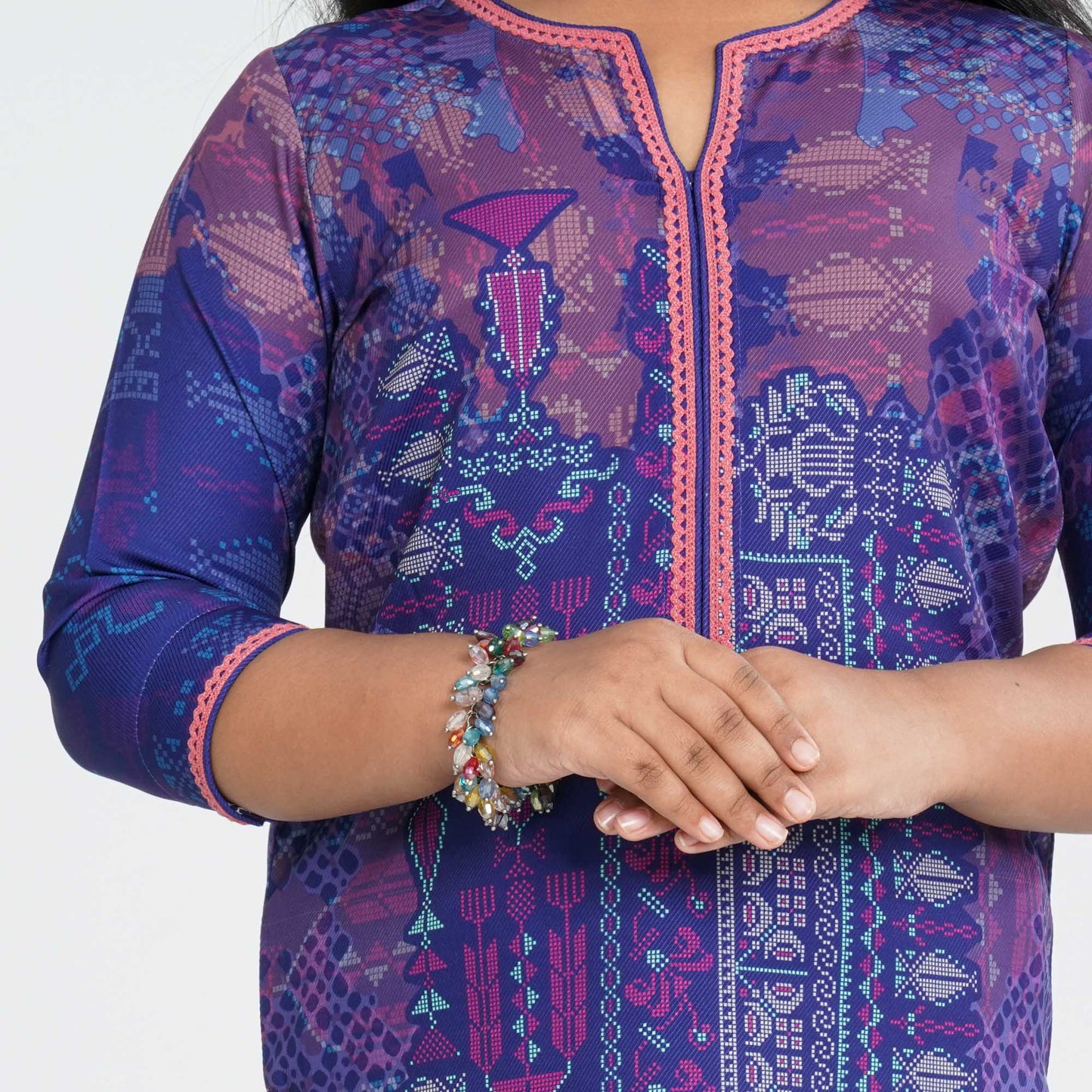 Girl’s Silk Two Pcs Set